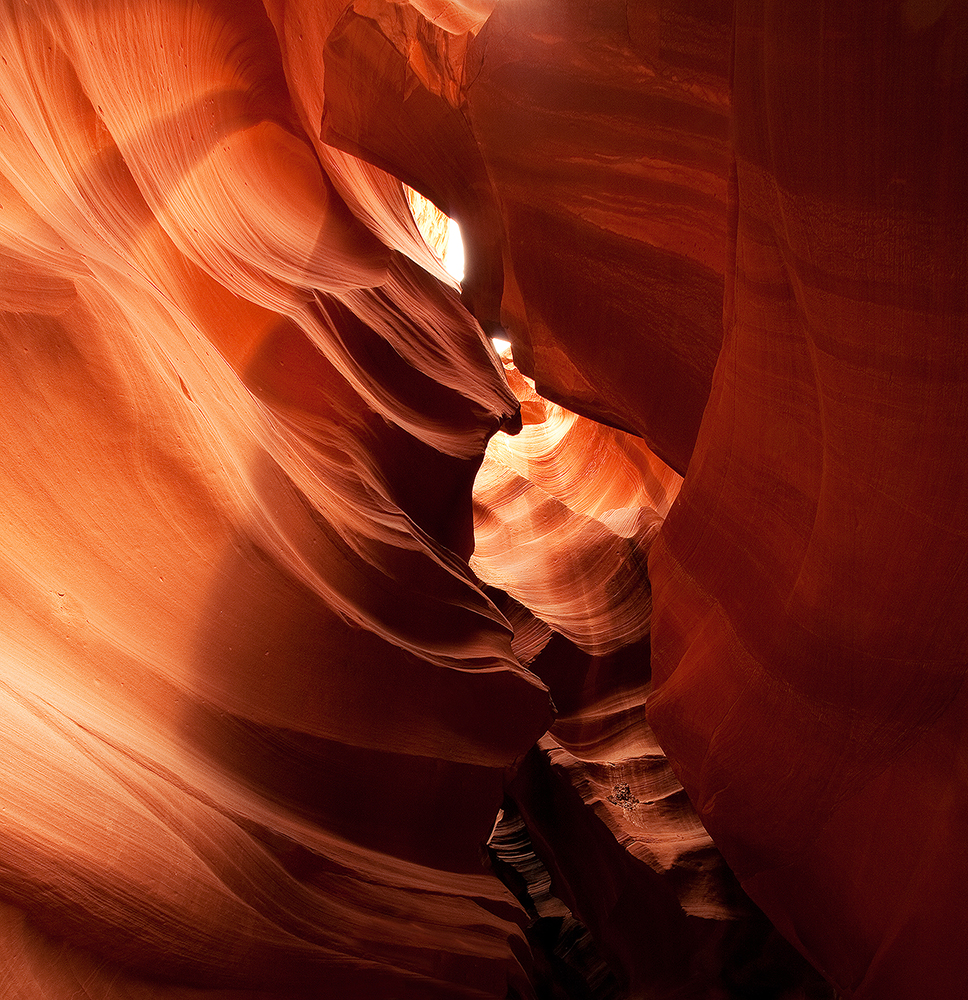 Spirit of the Canyon - Antelope Canyon, Arizona Fine art stock landscape photograph of Antelope Canyon, Arizona. The beautiful textures of the canyon's sandstone walls help show why this place was so sacred.